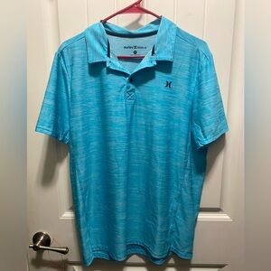 Hurley Men's Bright Blue Polo Shirt